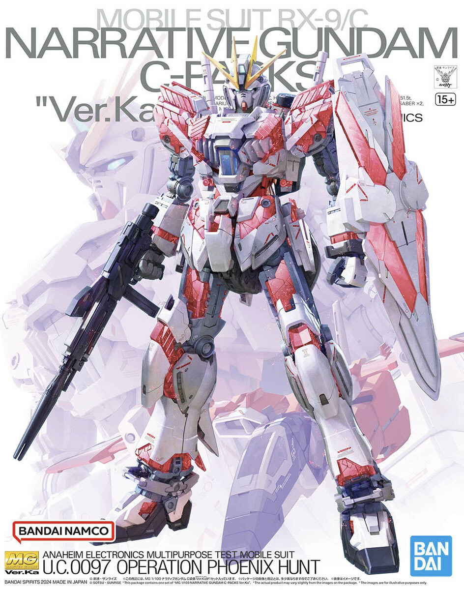 MG Narrative Gundam C-Packs Ver. Ka